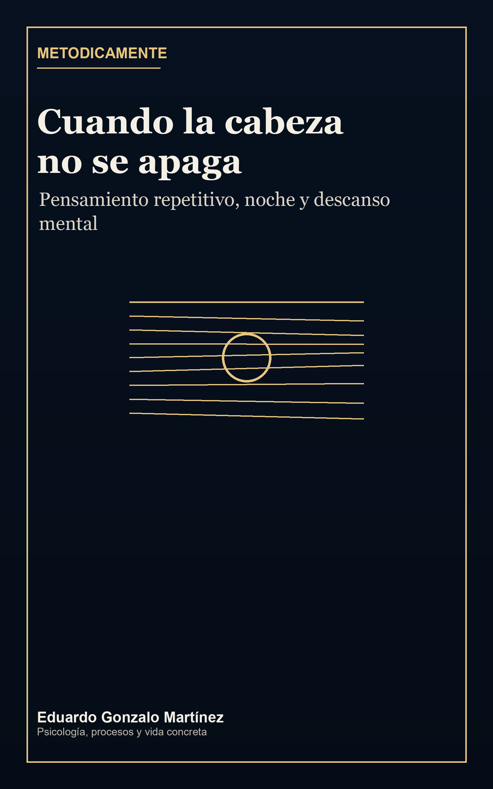 Portada Cuando la cabeza no se apaga